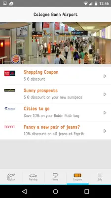 Cologne Bonn Airport android App screenshot 1