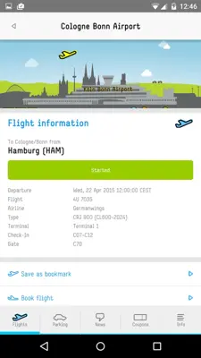 Cologne Bonn Airport android App screenshot 3