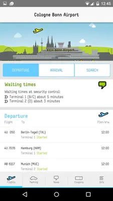 Cologne Bonn Airport android App screenshot 4